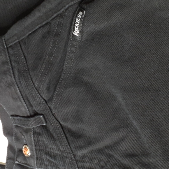 Rockies RLR (Relaxed Long Rise) 2 Pockets Women's Black Jeans Size 8 Regular - Picture 15 of 16